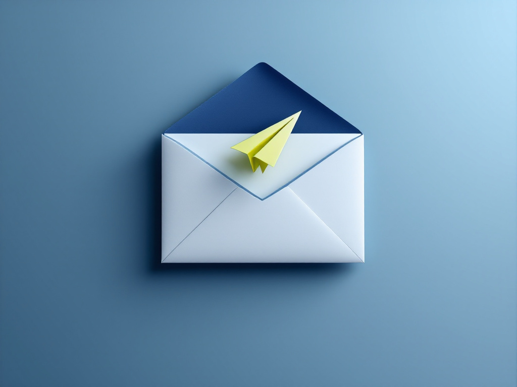 A confirmation email sent from your own address